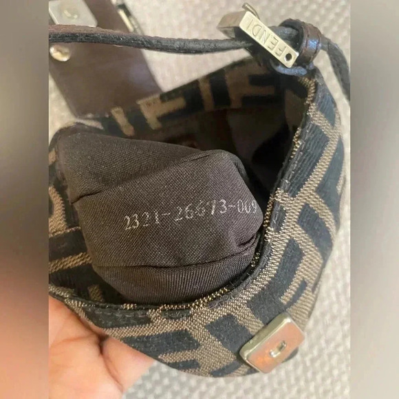 Authentic FENDI Zucca Canvas Micro Handbag - Picture 12 of 13